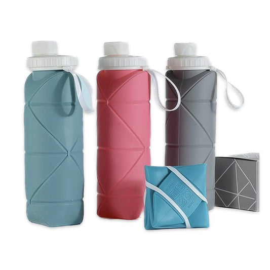 Water bottle. Foldable